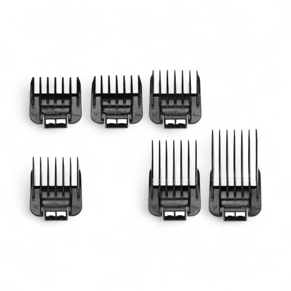 Andis -‎ Snap-On Comb Set (6 Pieces) - Clipper Guards Attachment